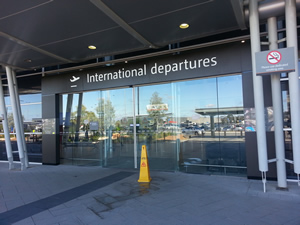 International departures